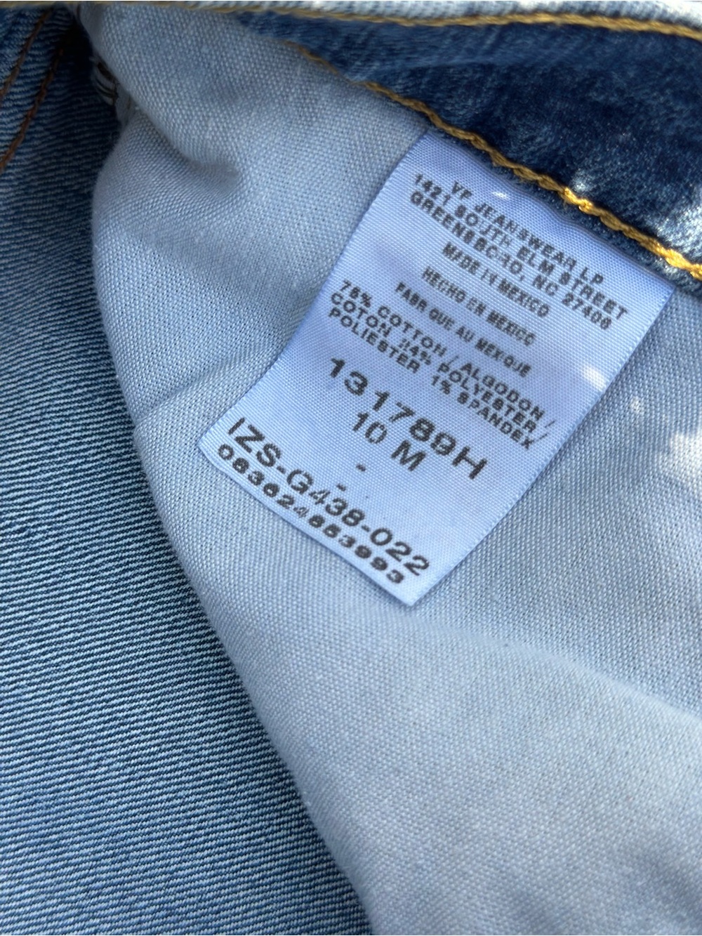 Riders by Lee Size 10 Capri Crop Jeans Medium Wash Denim - Picture 5 of 7